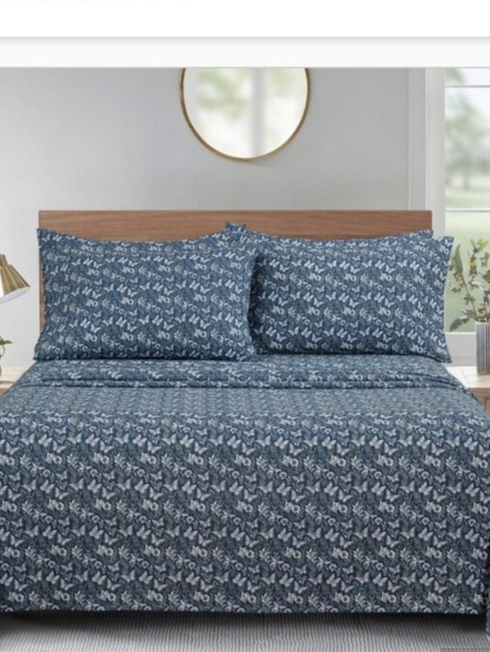 South Point Home Fashions Microfiber 6-piece Sheet Set, New, Butterfly Flowers